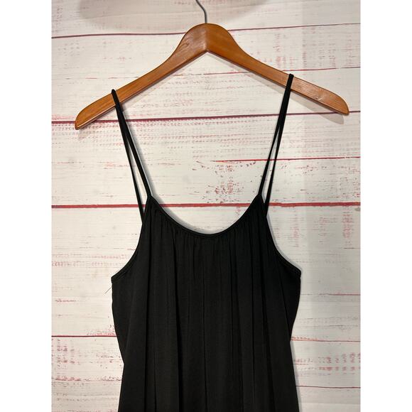 Black Jogger Style Jumpsuit Size Large - Picture 2 of 5